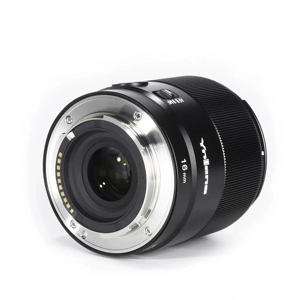 มาตรฐาน YONGNUO YN16mm F1.8S DA DSM AF MF 16mm F1.8 รูรับแสงขนาดใหญ่มุมกว้าง Prime เลนส์สําหรับ Sony
