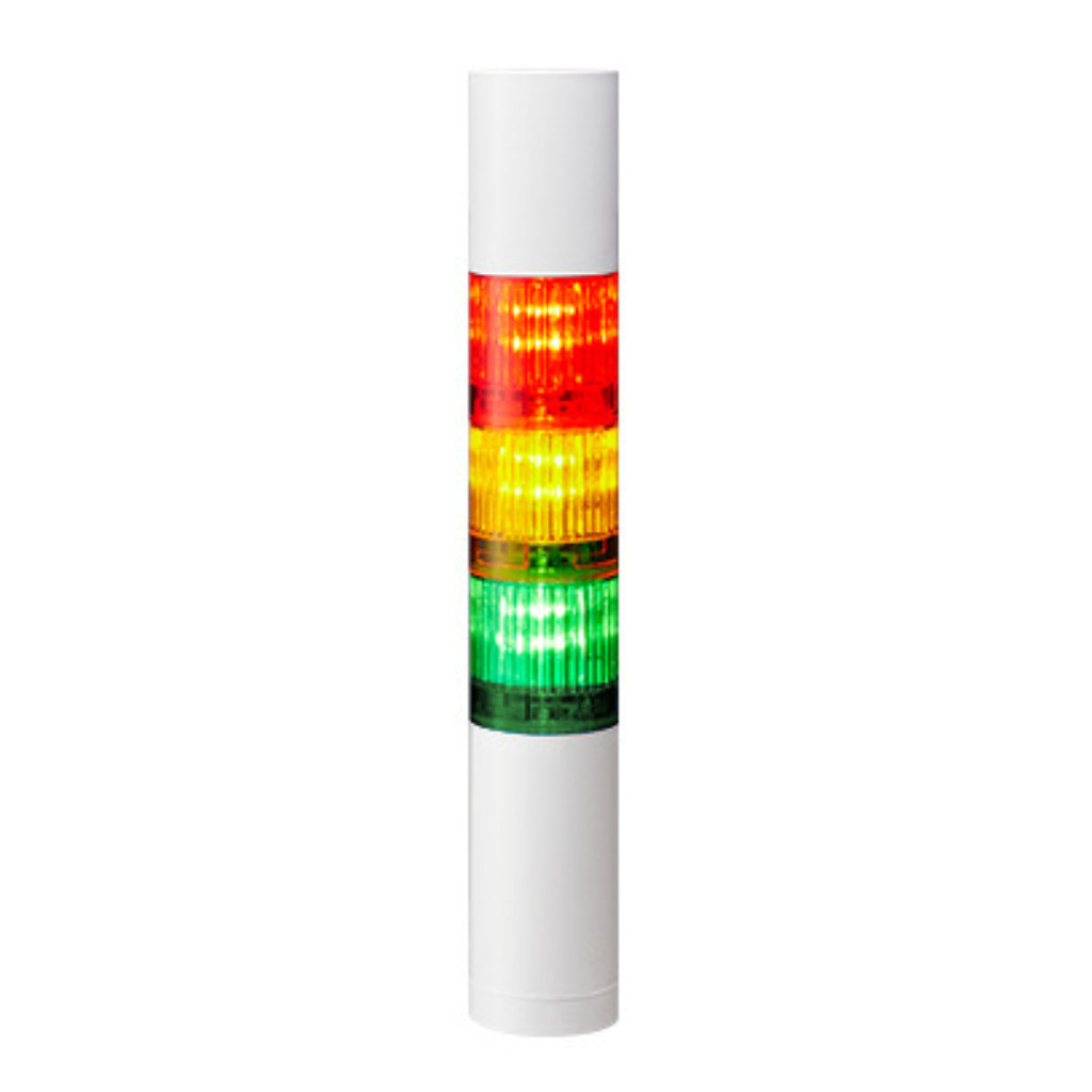 LR4-302WJBW-RYGZ : T-Light 40mm Buzzer 24DC Patlite by MAX POWER-SHOP