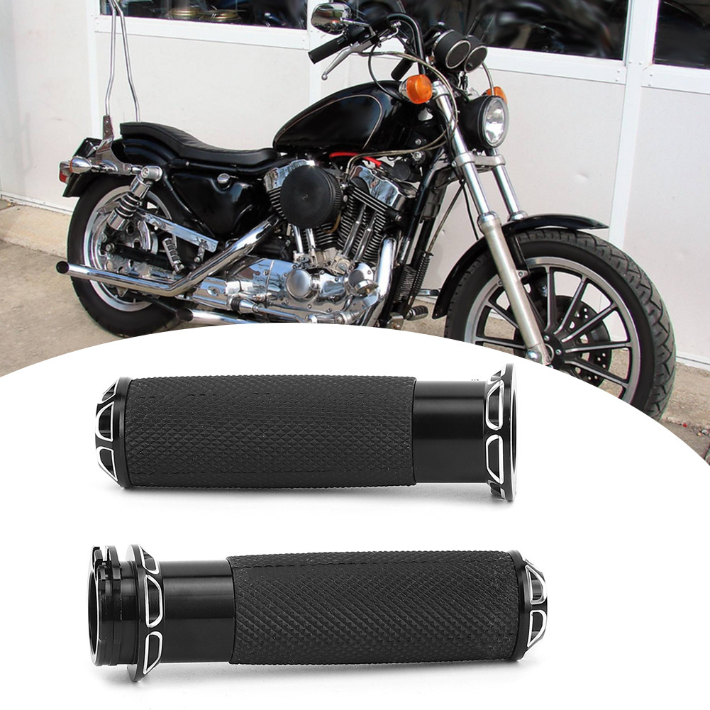 Wowowi รถจักรยานยนต์ Handlebar Hand Bar Grips อุปกรณ์เสริม Fit สําหรับ Touring XR XL 96 Later VRSC ท