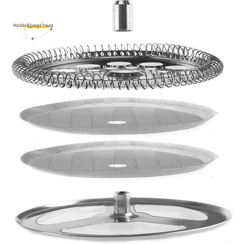 Hzsbckjyxgs1uqStainless Steel French Press Filters,Containing Spiral Disk,Mesh French Press Screen D