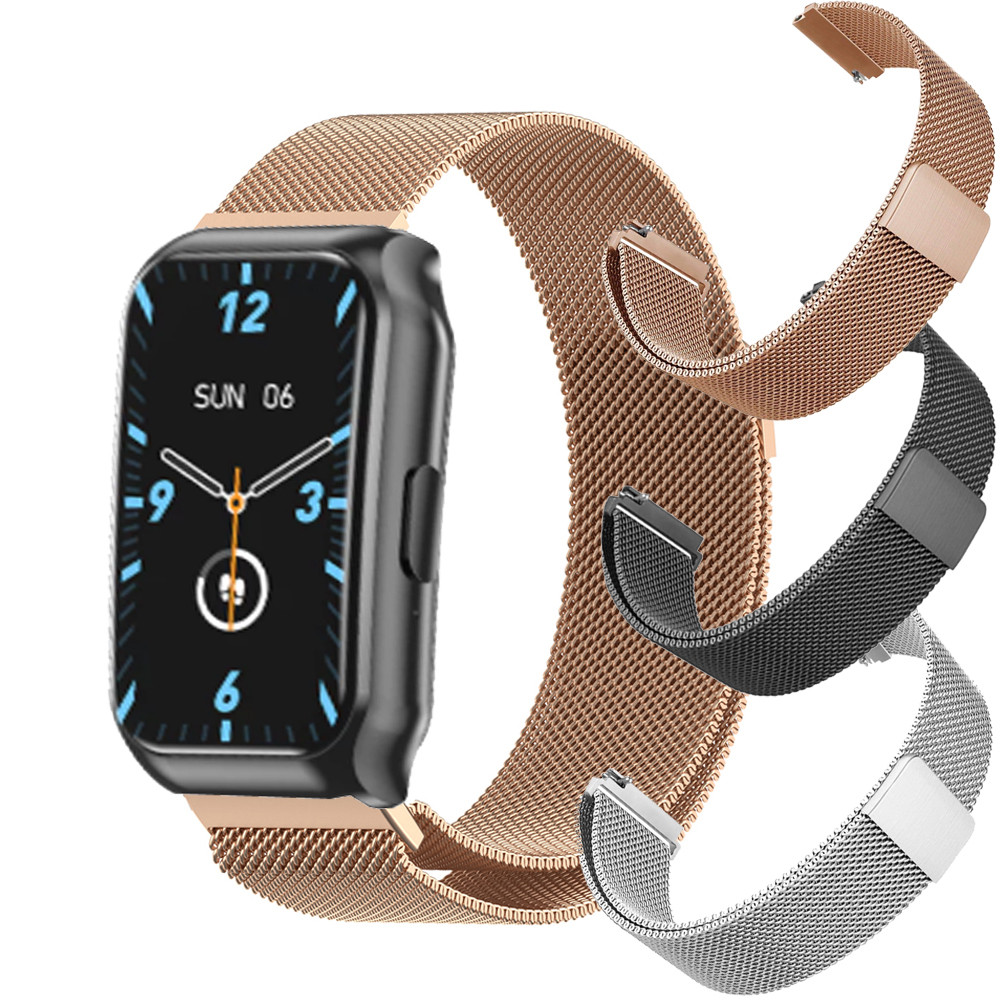 Laxasfit SmartWatch H1 สมาร์ทนาฬิกาสแตนเลสสายรัดข้อมือ Laxasfit SmartWatch H1 สมาร์ทนาฬิกาเปลี่ยนสร้