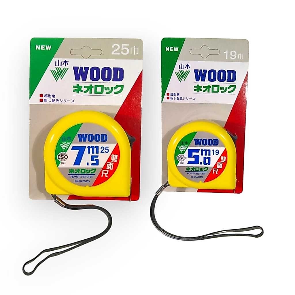 เทปวัดไม้ - 3M, 5M และ 7.5M MADE IN JAPAN DOUBLE PRINTING METER ORIGINAL JAPAN PRECISION