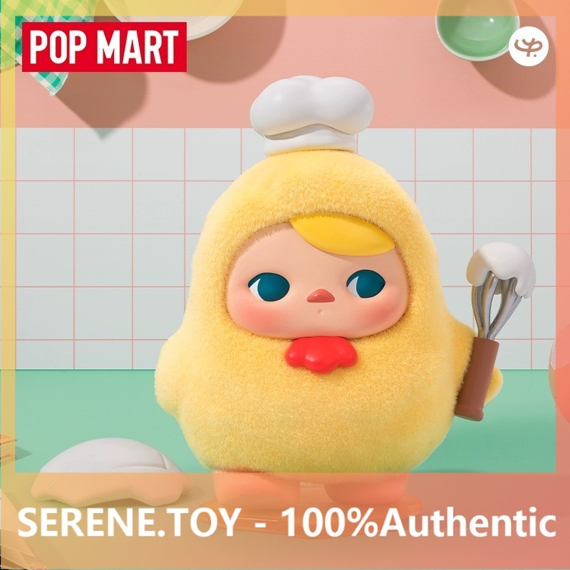 [secret] POPMART PUCKY PUCKY Egg Egg Bean Series Mystery Box ของเล่นตกแต่งของขวัญ