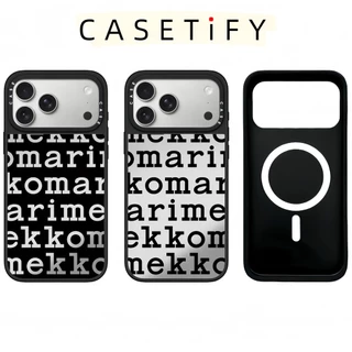แม่เหล็กตัวอักษรสีดํากระจกเคสโทรศัพท์สําหรับ ไอโฟน 17 มือโปร สูงสุด 17 16 15 14 13 12 11 กันกระแทกป้องกันปลอก