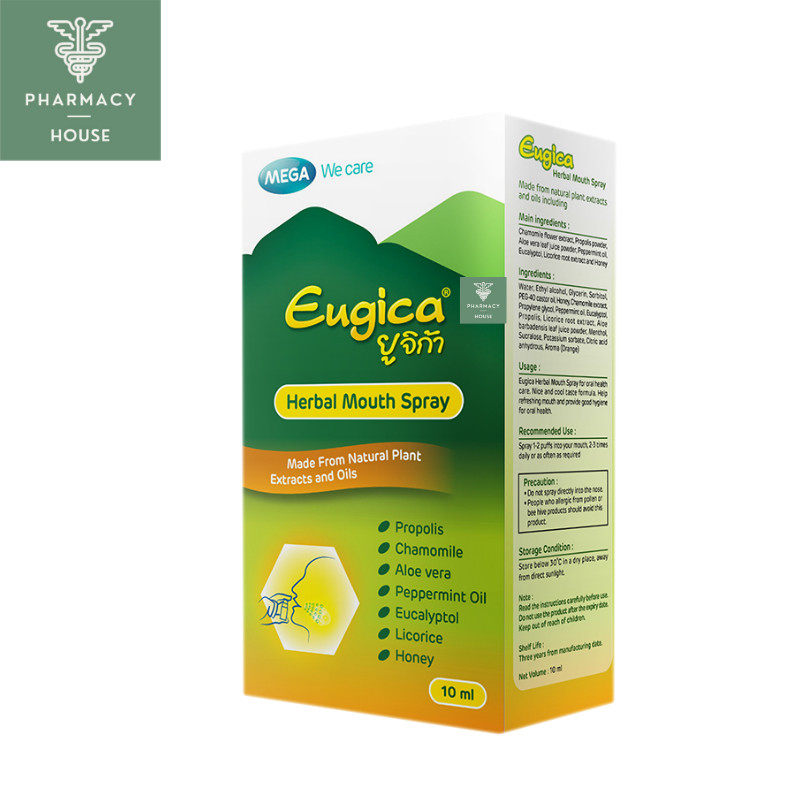 Eugica Herbal Mouth Spray 10 ml.