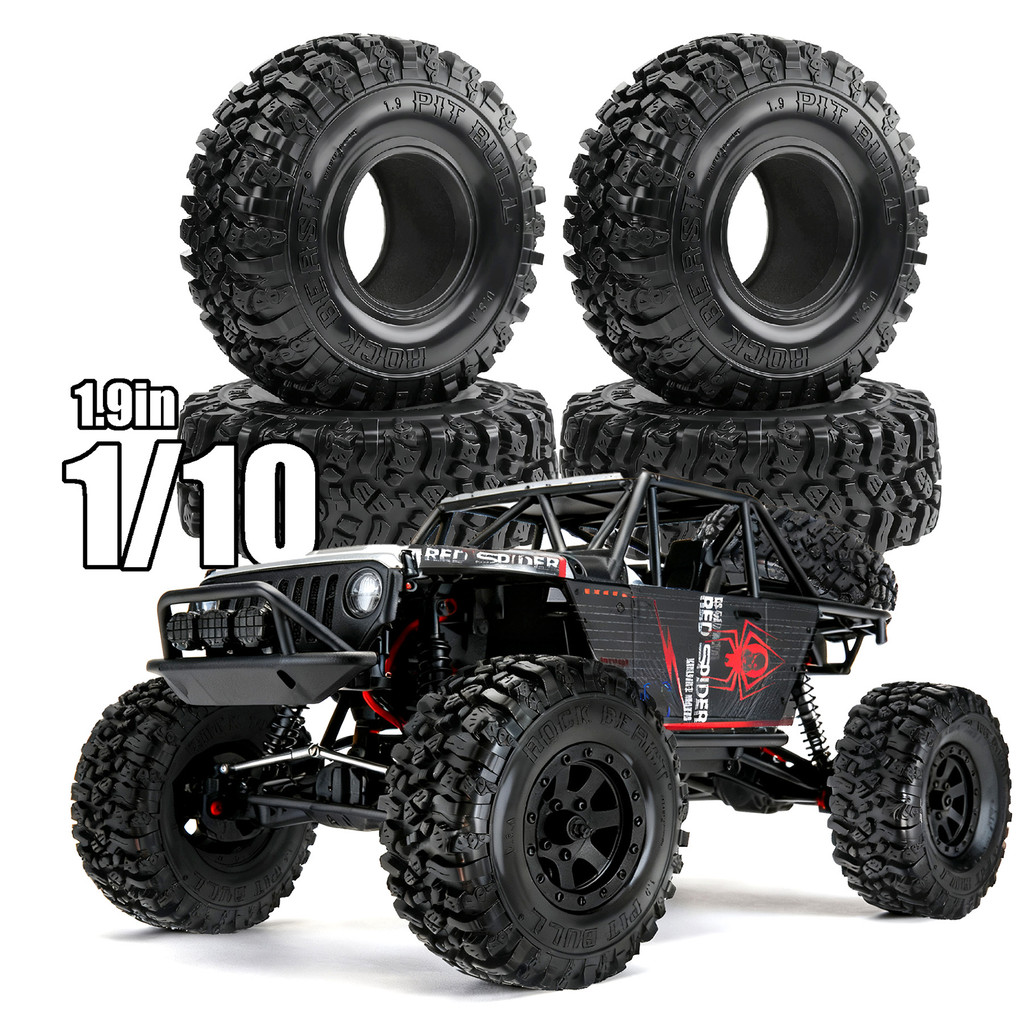 WLtoys 113 มม.สําหรับ 1/10 RC MJX Rock Crawler Axial SCX10 Canyon D90 Trail Trax TRX4 TRX6 HB 1.9 "ยาง Rocks ยาง