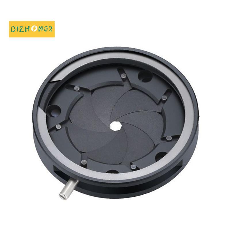 [dizhong2]1.5-18.7MM รูรับแสงด้วยตนเองปรับ Mechanical Iris ไดอะแฟรม Iris ไดอะแฟรมสําหรับกล้องจุลทรรศ
