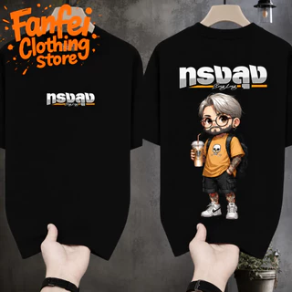 COD จัดส่งตลอด 24 ชั่วโมง Fanfei เสื้อยืดผ้ามัน สกรีนหน้า-หลัง รุ่น แก่แต่เก๋า เสื้อยืดผู้ชาย เสื้อยืดคู่รัก