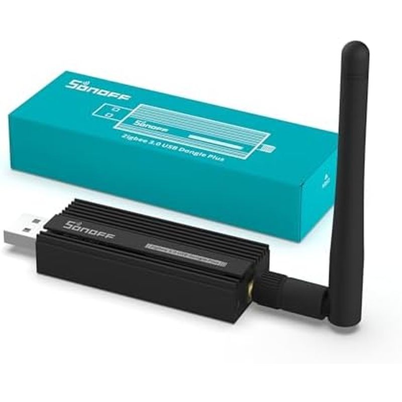 SONOFF ตัวรับสัญญาณ USB Zigbee 3.0 Dongle Plus, ชิป TI CC2652P + CP2102N, Zigbee USB Stick, ฮับ รองร