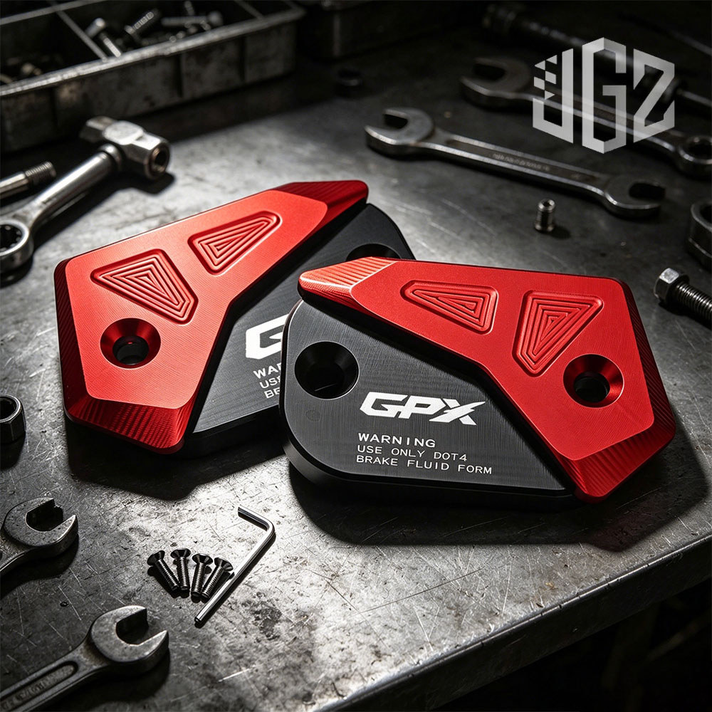 สําหรับ GPX DZ3 2024 2025 รถจักรยานยนต์ CNC เบรคการใช้หมวกฝาครอบกระบอก Master Cover 2 ชิ้น