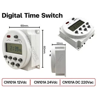 Digital Time Switch | รุ่น CN101A | 12V, 24V, 220V TIME SWITCH ทามเมอร์ตั้งเวลา