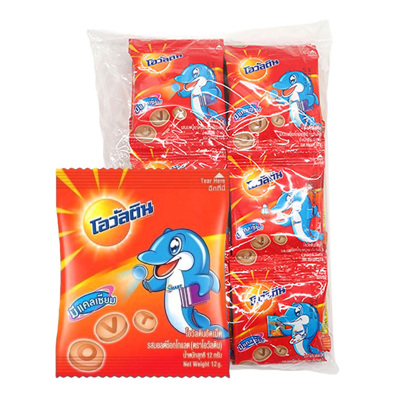 โอวัลติน อัดเม็ด รสช็อกโกแลต 12 ก. x 24 (OVALTINE Tablets Malt Chocolate 12 g x 24) โปโลแมน POLOMAN