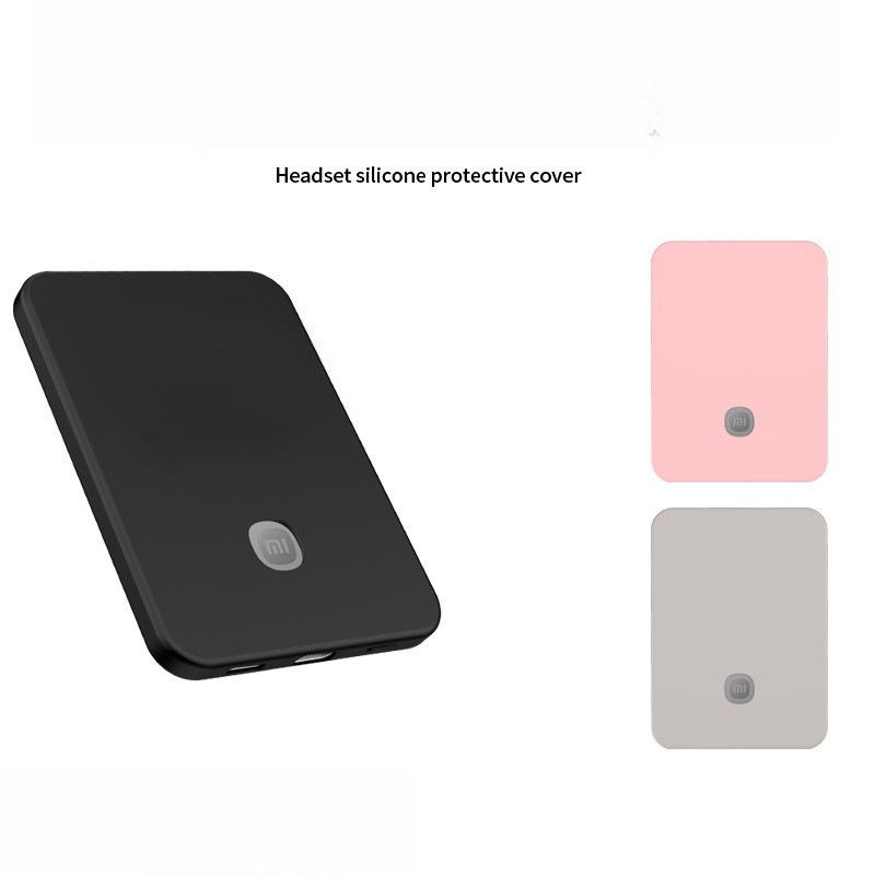 เคสซิลิโคนนุ่มสีพื้น สำหรับพาวเวอร์แบงค์แม่เหล็ก Xiaomi บางเฉียบ 5000mAh กำลังชาร์จ 15W ปกป้องกันรอยขีดข่วน