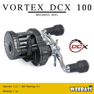 WEEBASS รอก - รุ่น VORTEX DCX 100-101 รอกเบทหยดน้ำ รอกเบทกลม
