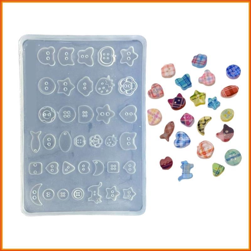 กระดุมซิลิโคนแบบยืดหยุ่น Topsky Mould สําหรับการออกแบบและโครงการเล็บรายละเอียด