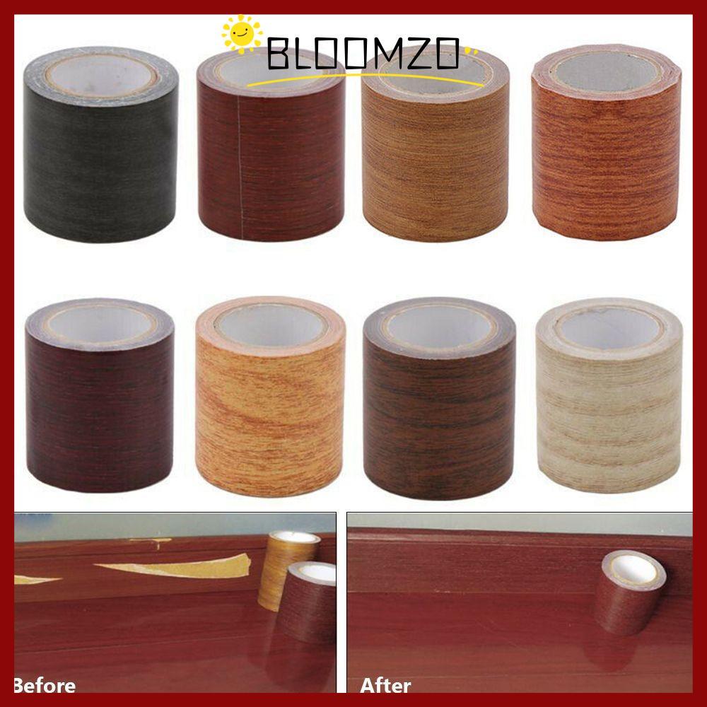 CODBLOOMZO 5M/ม้วนสติกเกอร์ปรับปรุงพื้น,เทปซ่อมเฟอร์นิเจอร์ป้องกันโรคราน้ําค้างแบบมีกาวในตัว,คุณภาพสูงกันน้ําสมจริงลายไม้สติ๊กเกอร์ประตูตกแต่งบ้าน
