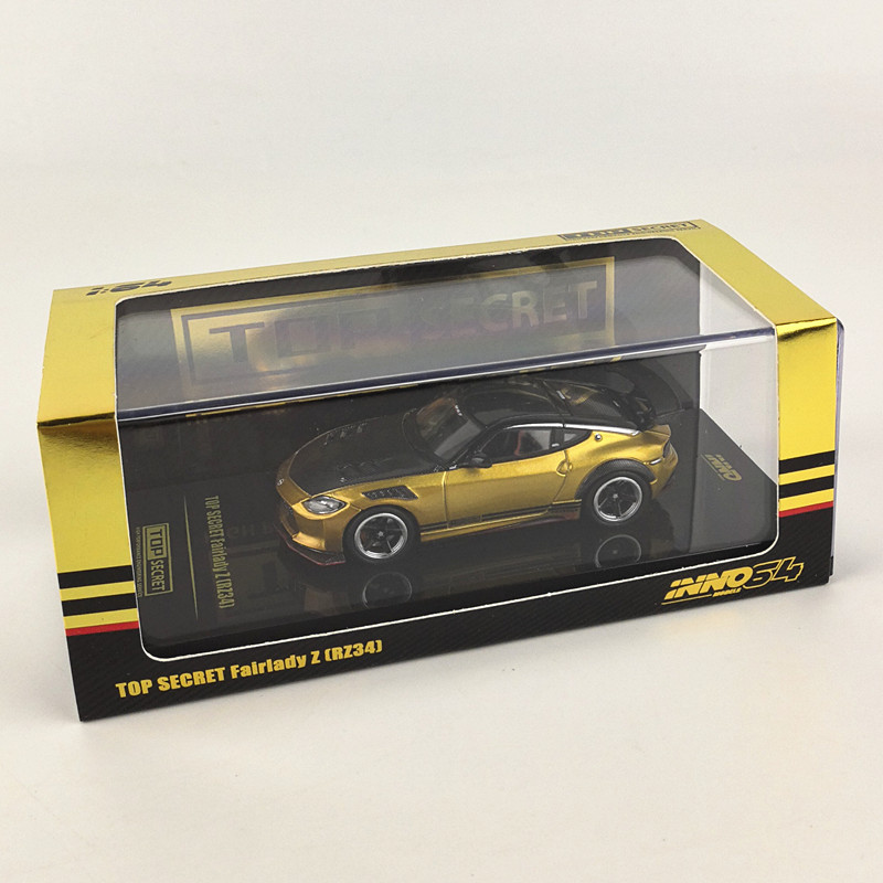 Inno64 Top Secret Nissan Fairlady Z (RZ34) 1/64 Diecast Model (Gold) 267759