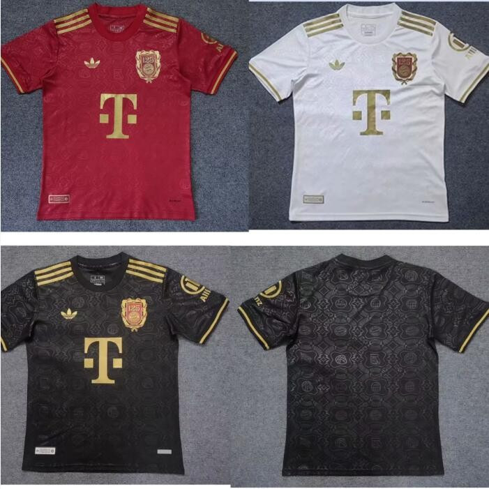 S-XXXXL 2025-26 Bayern Munich Fan Version Soccer Jersey Football Jersey Men Shirt