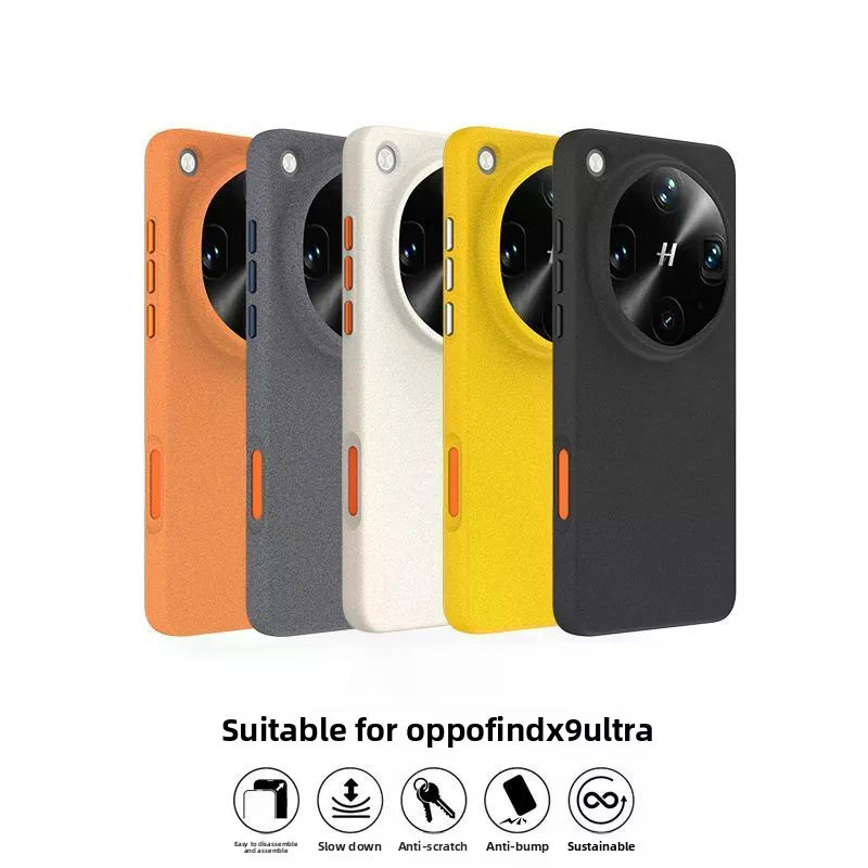 สําหรับ OPPO Find X9 Ultra Case Rock Sand Texture Frosted อะคริลิคในตัวฝาครอบแม่เหล็กกันกระแทกเคสชาร์จไร้สาย