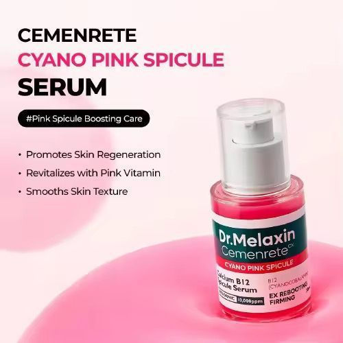 Micro Factor Firming dr.melaxin Needle 30ml เกาหลี Needle Firming Essence แคลเซียมสีชมพู Micro day E
