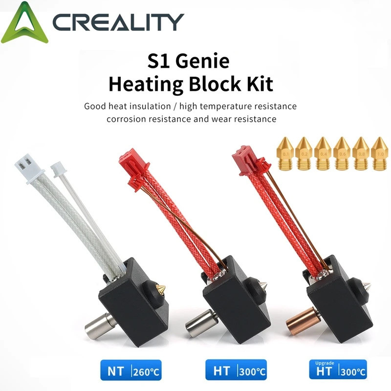 HB Creality อุณหภูมิสูง Pro ชุดบล็อกความร้อนสําหรับ Ender-3 S1 CR-10 เครื่องพิมพ์สมาร์ท Pro พร้อม Sp