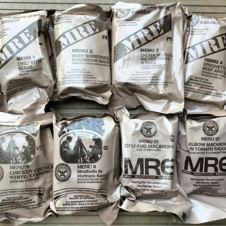 อาหารสำเร็จรูปพร้อมทาน สำหรับกิจกรรมOut Doors (MRE. Meal, Ready -to-Eat)