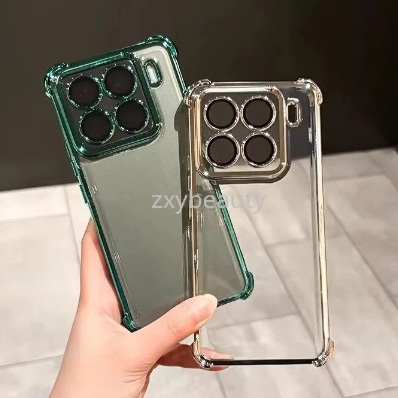 สําหรับ Xiaomi 17T Pro 15T 14T 5G 4G 2026 กรณีชุบซิลิโคนอ่อนโปร่งใสสําหรับ Mi 17TPro 15TPro 14TPro Mi17T กันกระแทกปกหลัง