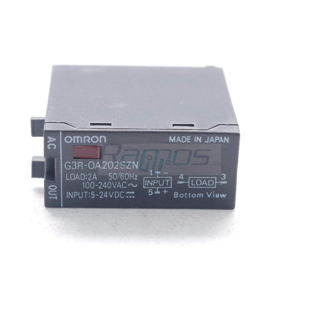 ยี่ห้อใหม่G3R-OA202SZN 5-24VDC-LOT 4 ชิ้น G3R SOLID STATE RELAY, 2A, 264V, PLUG-IN TERMINAL, INDUSTR