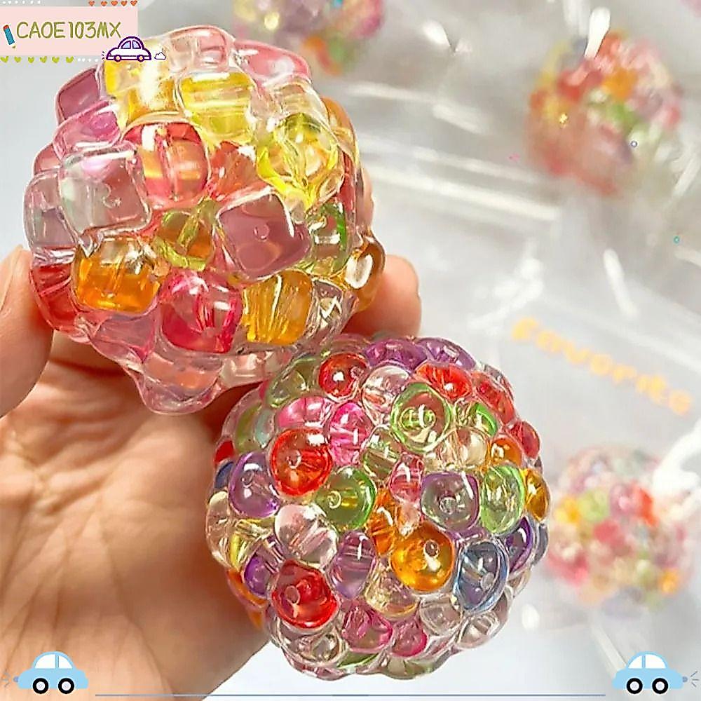ICAOE103 Squishy Balls, Super Soft Moldable Stress Relief Toy, Memory Gel Crunchy Textured Fidget Toys ความเครียดบรรเทา