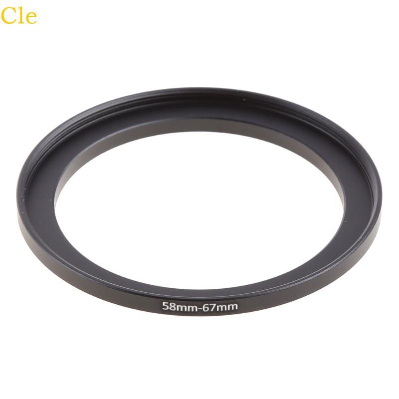 Cle Metal 58mm-67mm Step Up Filter Lens Ring Adapter 58-67 mm 58 ถึง 67 Stepping