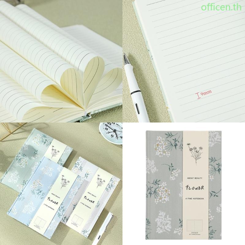 Cen Flower Notebook เครื่องเขียน Notebook A 5 Journal Notepads Travel Notebook