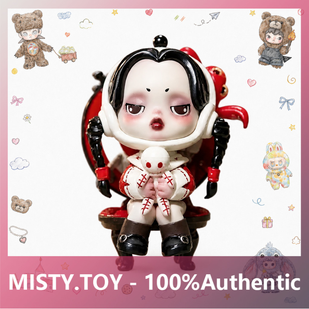 [ลับ] POPMART SKULLPANDA Adams Family Series Mystery Box ของขวัญของแท้