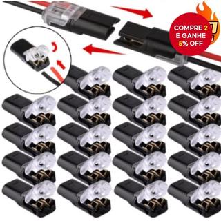 Conector Elétrico À Prova D'água , Plugue Terminal De Cabo De Fio Automotivo , 50 Peças , 2 Pinos