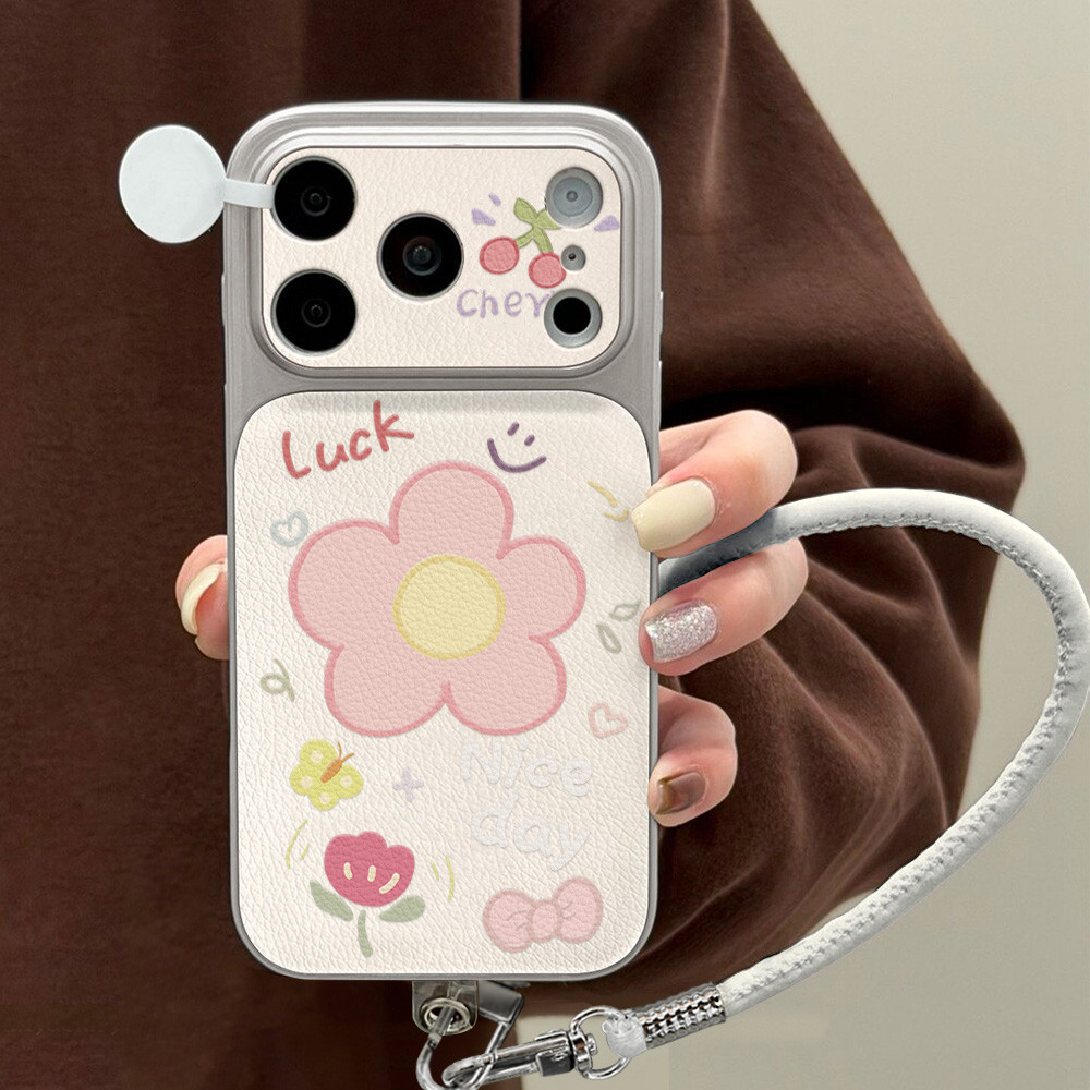เคสไอโฟน 17 13 TPU สำหรับ iPhone 11 17 15 13 16 12 14 Pro Max 17Pro 13Pro Anti-fall เคส Flowers เคสโทรศัพท์หนังกันกระแทก