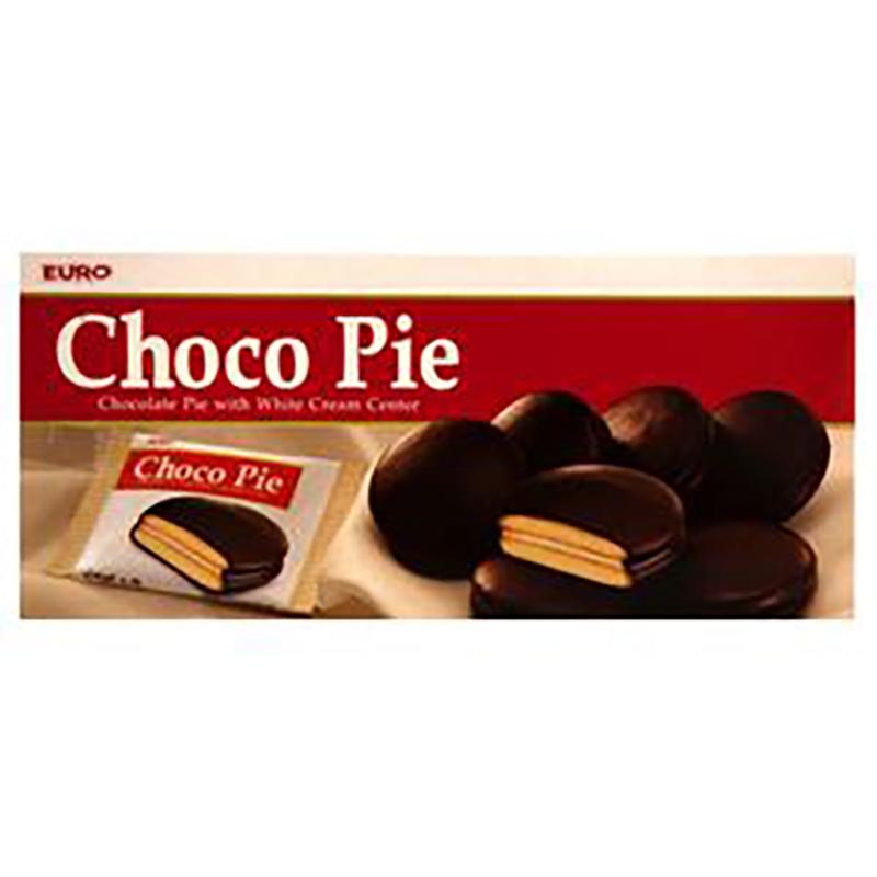 ยูโร่ช็อกโกแลตพาย 156กรัม Euro Choco Pie 156g. [หมายเลขบาร์โค้ด 8850425003979 ] สินค้าคุณภาพดี คัดสรรอย่างตั้งใจ