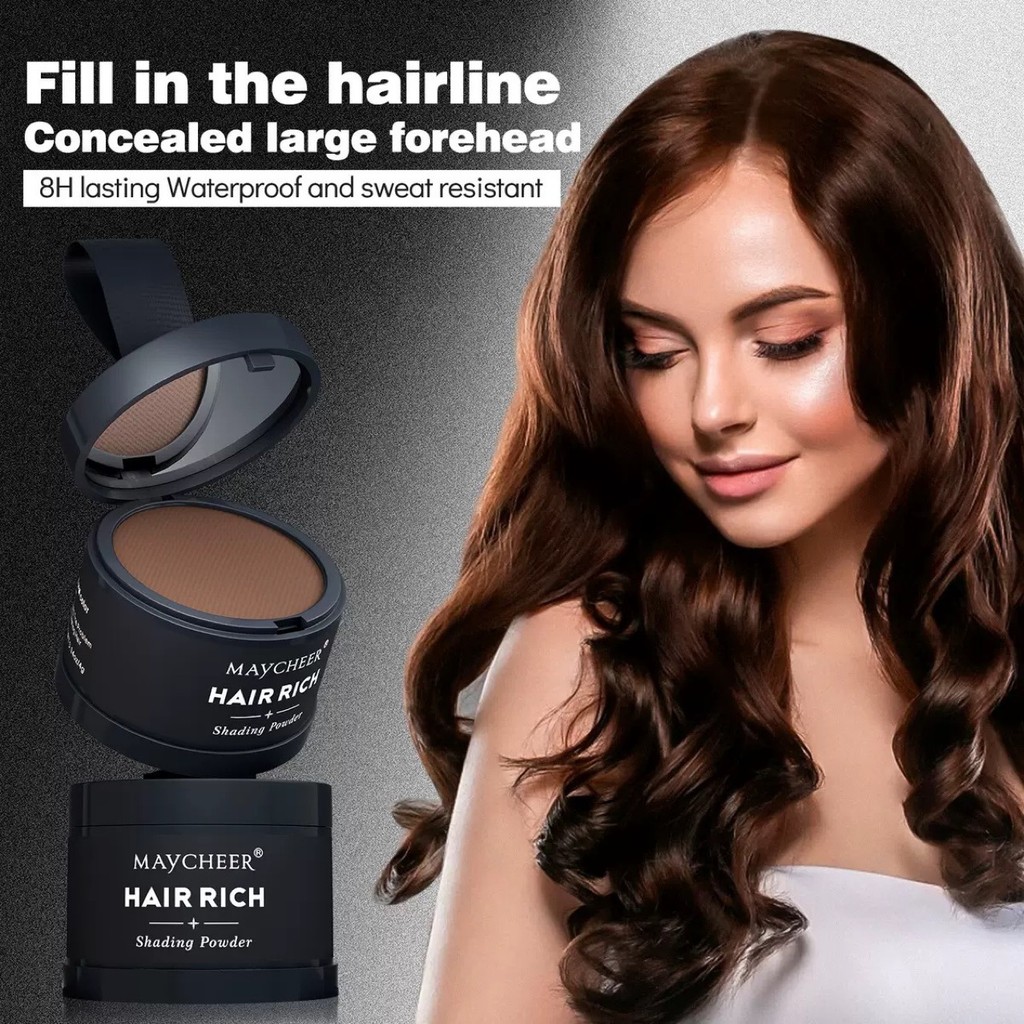 MAYCHEER MAY Hairline Contouring Shadow Powder 31 สีการปรับเปลี่ยนบรรจุหน้าผาก Hairline เปลี่ยน 6.08
