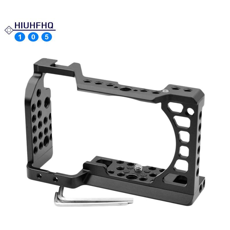 Hiuhfhq106กรงกล้อง A6000/A6300/A6400/A6500 กรงกล้อง Rig สีดํา