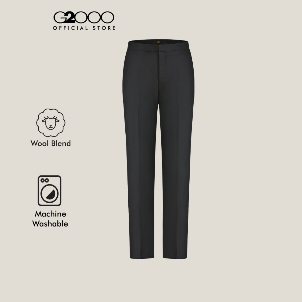G2000 กางเกงสูทสำหรับผู้หญิง Relaxed Straight Leg รุ่น 5625100399 สีดำ