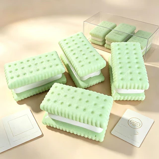 COD ของเล่นบีบคุกกี้แซนวิช นุ่มเด้ง คืนรูปช้า ของเล่นลดความเครียด คลายเครียด Squishy