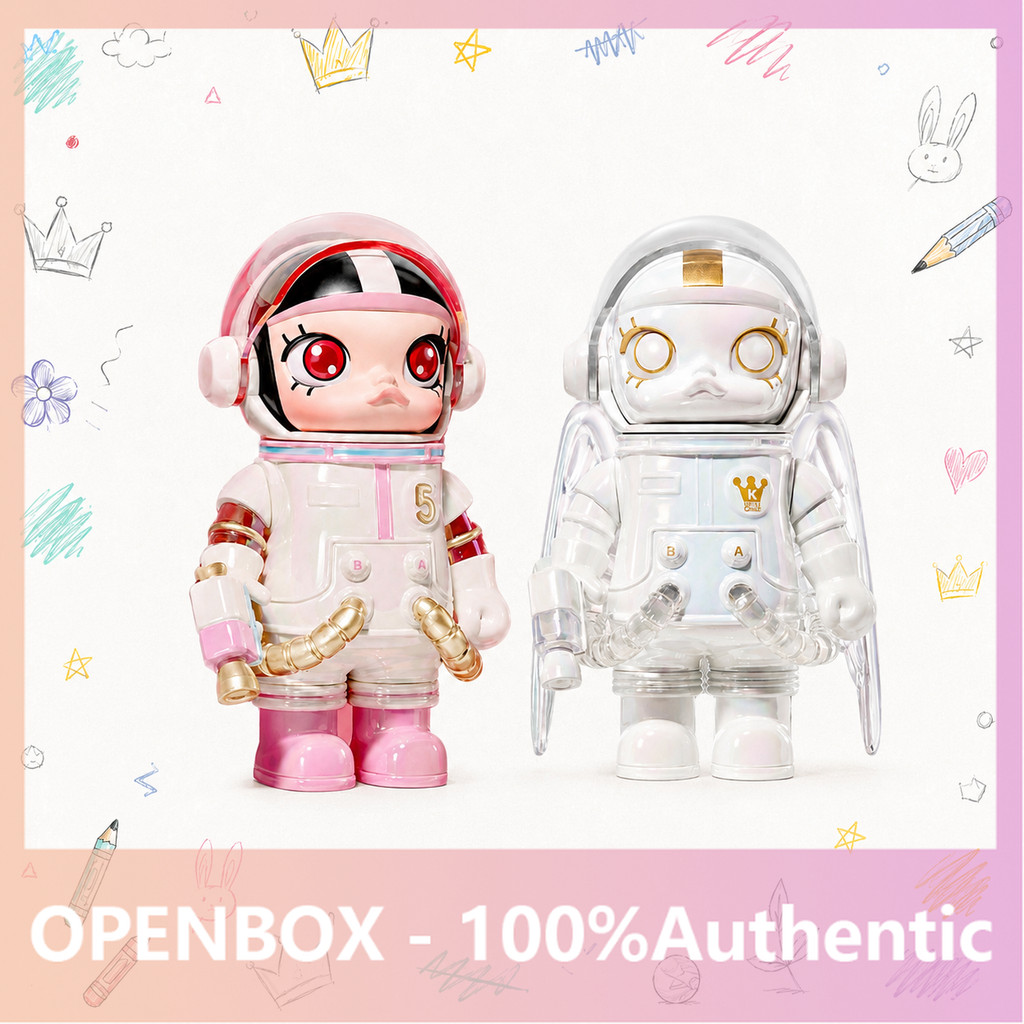 [secret] POPMART MEGA MOLLY100% Anniversary Collection v4 Series Mystery Box ของขวัญของแท้
