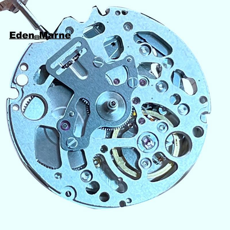 [Eden_Marner]NH70/NH70A Skeletonized Mechanical Movement โลหะสีดํา 3 มือกลไกไขลานอัตโนมัติ