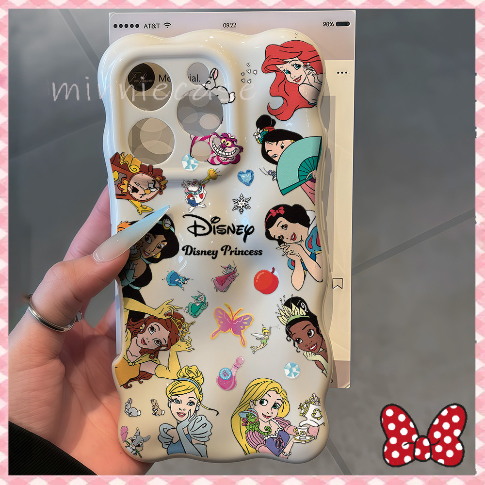 เจ้าหญิงสวยงาม น่ารัก เคสสำหรับไอโฟน17promax 11 12 13 14plus 15 16pro กรณีมือถือ ป้องกันการตก case f