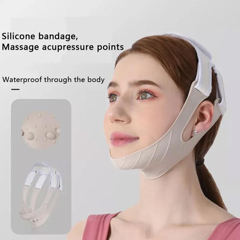 new สไตล์silicone ยืดหยุ่น V รูป Face Mask Face Skin Care เครื่องมือ Lift E1w7 หน้ากาก Y8g9