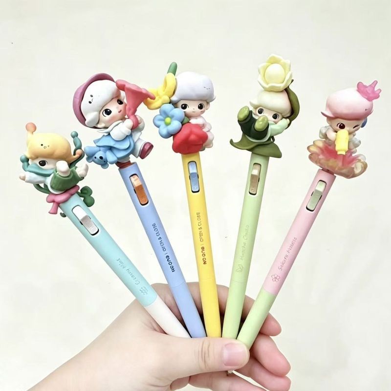 Dimoo Instant Adventure Series Changed Baby Cute Particles Push Gel Pen Switch High-Appearance Exam Student Brush Questions [Ready Stock ].2026/6/11