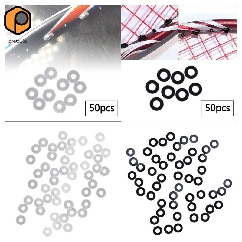 Prettyia ไม้แบดมินตัน Racquet Grommets ตาไก่ไนลอนทนทานอุปกรณ์เสริม Universal String Protectors สําหรับฝึกซ้อมกีฬา — صورة 6