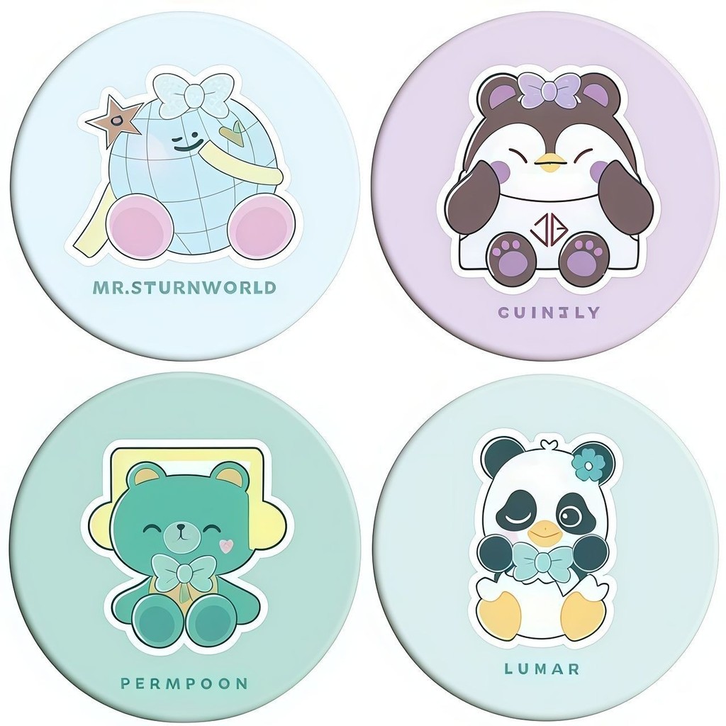 He Tai CP Merchanded Bar Badge รุ่น Q การ์ตูน Valley เข็มกลัด Tinplate จี้ของขวัญ Pain Pack qg26.6.1