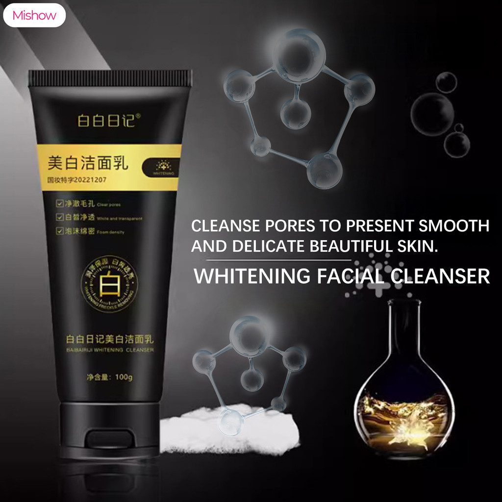 Mishow Nicotinamide Moisturizing Cleanser Gentle Foaming Hydrating Face Cleanser สําหรับ Home Travel