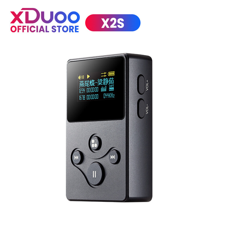XDUOO X2S Hi-Res Lossless DSD128 PCM 128GB OLED เครื่องเล่นเพลงแบบพกพา