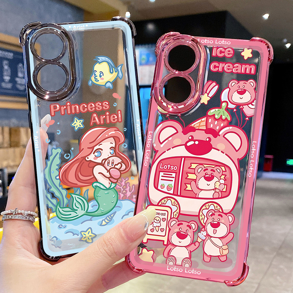 เข้ากันได้กับ VIVO Y28 Y29 Y17S Y27 T1X Y21S Y33S Y12S Y18 Y38 0 เคสชุบใสฝาครอบป้องกันการตก