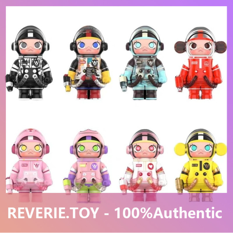 POPMART MEGA SPACE 100% Anniversary 2-A Series Mystery Box ของขวัญของเล่นอินเทรนด์